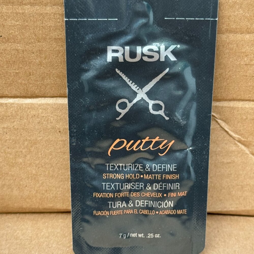 RUSK Putty Pomade, 0.25 fl. oz. sample